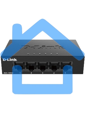 Коммутатор D-Link DGS-1005D/J2A неуправляемый с 5 портами 10/100/1000Base-T и функцией энергосбережения