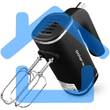 Миксер Polaris PHM 5014 черный Ручной, мощность 500 Вт. Число скоростей 5.