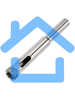 Сверло алмазное 8 мм по керамике и стеклу Kranz