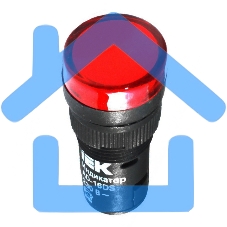 Арматура светосигнальная AD-16DS 230В красн. ИЭК BLS10-ADDS-230-K04-16