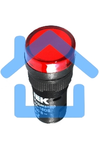 Арматура светосигнальная AD-16DS 230В красн. ИЭК BLS10-ADDS-230-K04-16