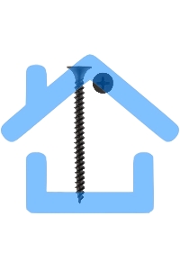 Саморез гипсокартон-металл KRANZ 3.5х45, упаковка поставщика