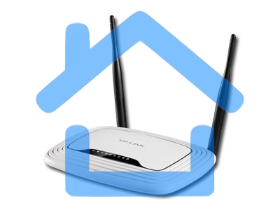 Маршрутизатор беспроводной TP-Link TL-WR841N 10/100BASE-TX