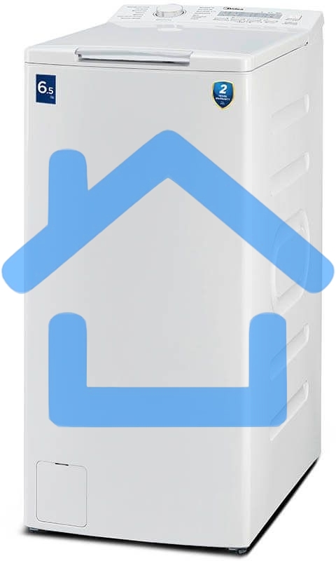Стиральная машина Midea MFE11W65/W-C белая, загрузка вертикальная 6.5кг, 1600 об/мин., класс: A+++