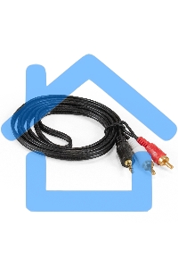 Кабель аудио Exegate EX-CCA-458-1.5 (3.5мм Jack M/2xRCA M, 1,5м, позолоченные контакты)