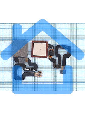 Шлейф со сканером отпечатка пальца для Xiaomi Redmi 4 Pro золотой