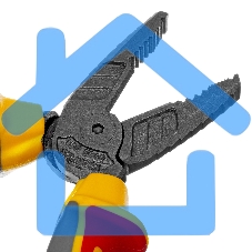 Плоскогубцы комбинированные, диэлектрические трехкомпонентные рукоятки до 1000 В, 180 мм Denzel