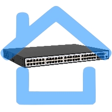 Коммутатор SNR SNR-S5310G-48TX-POE, 1Gbит/с, количество портов 48 шт, (L2)