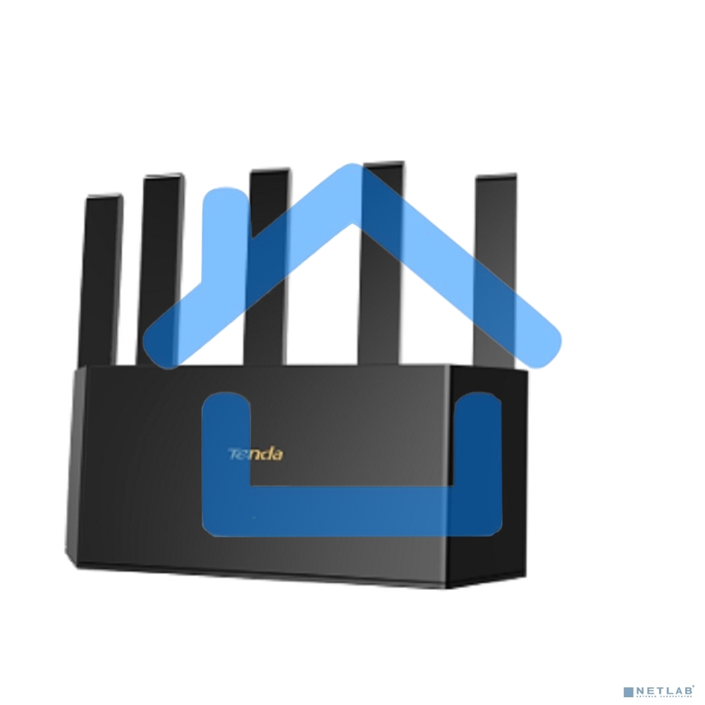 Wi-Fi роутер Tenda TE6L Pro Wi-Fi 7 Двухдиапазонный гигабитный BE5100, до 688 Мбит/с на 2,4 ГГц + до 4323 Мбит/с на 5 ГГц