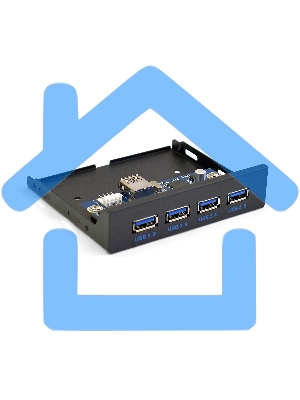 Планка USB на переднюю панель ExeGate U3H-625, 3,5