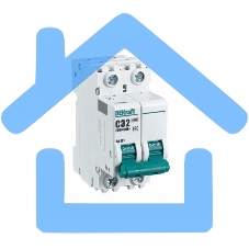 Выключатель автоматический модульный Dekraft 2п C 32А 4.5кА ВА-101 11069DEK Выключатель автоматический модульный Dekraft 2п C 32А 4.5кА ВА-101 11069DEK