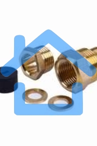 Сальник с двойной резьбой 1/2 и 3/4 для ввода кабеля в трубу PROconnect