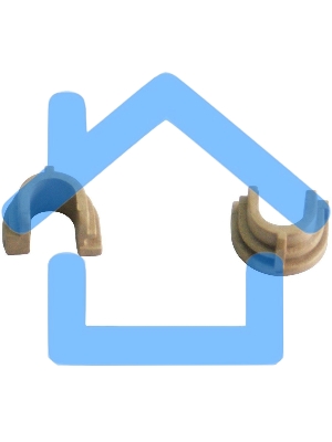 Комплект бушингов CET CET3789R (BSH-P1505) для HP LJ P1505/P1102/M125/M201 резинового вала (упак.:2шт)