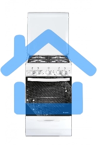 Плита газовая Gefest ПГ 5100-02 0009 белый, конфорок 4 шт, духовка 52 л, 50 см x 85 см x 58.5 см