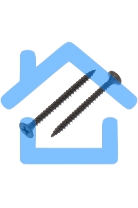 Саморез гипсокартон-металл KRANZ 3.5х45, упаковка поставщика