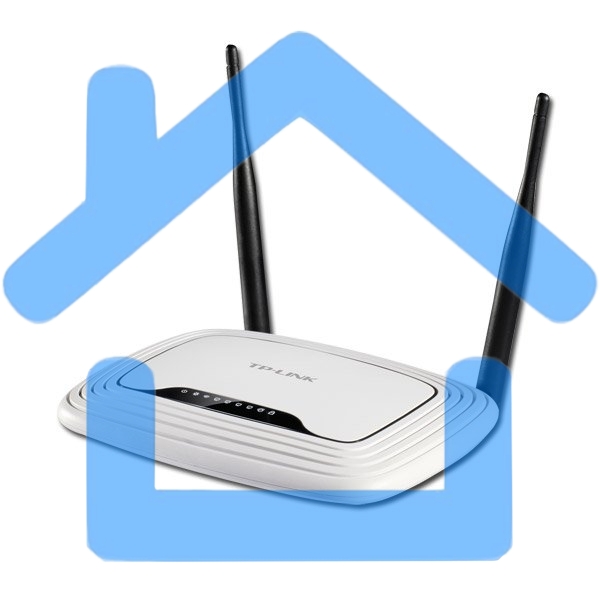 Маршрутизатор беспроводной TP-Link TL-WR841N 10/100BASE-TX