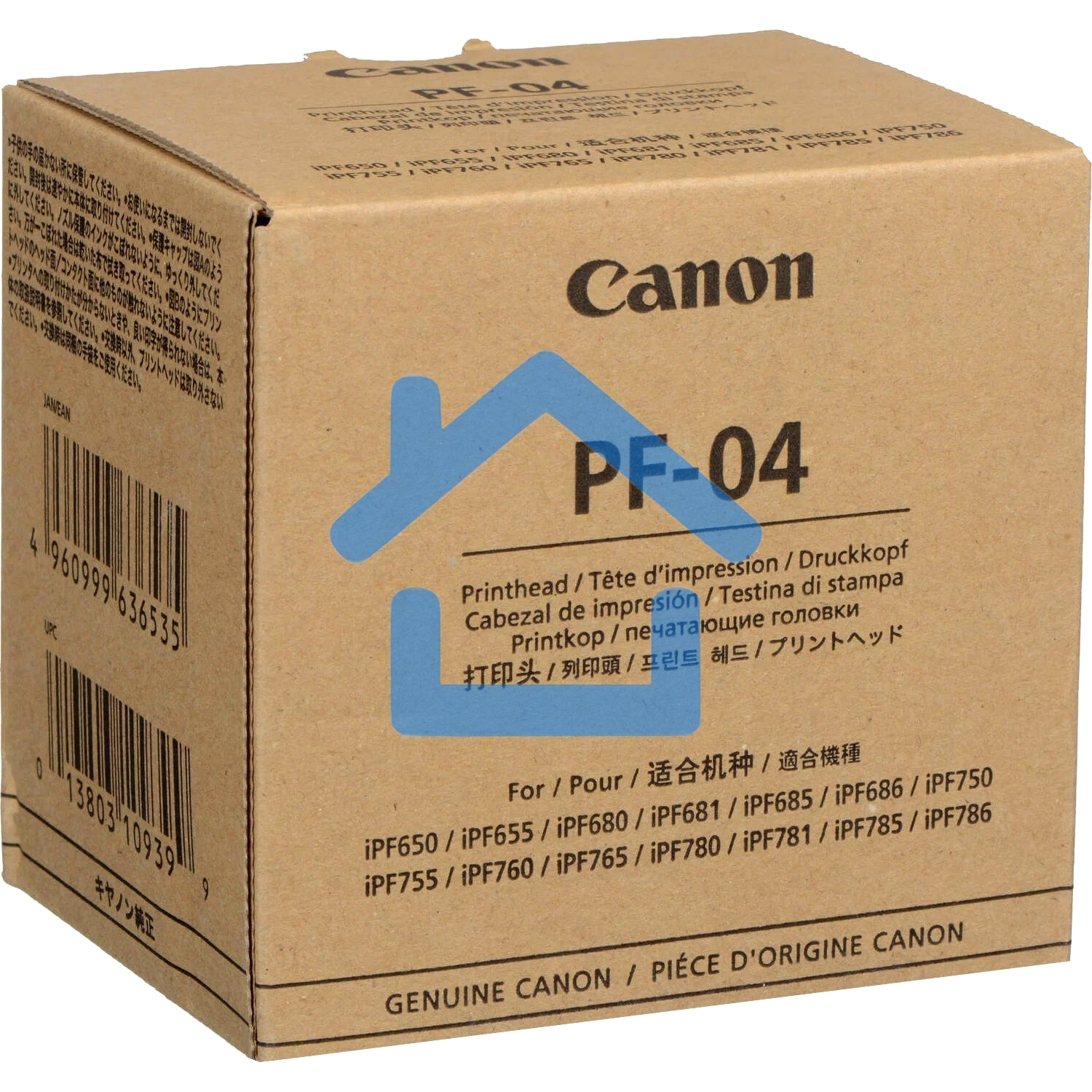 Печатающая головка Canon PF-04 (3630B001) черный для Canon iPF650, iPF655, iPF670, iPF680, iPF685, iPF750, iPF755, iPF760, iPF765, iPF770, iPF780, iPF785, iPF830, iPF840, iPF850.