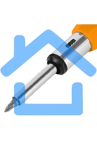 Отвертка реверсивная, набор бит, 10 шт., CrV Sparta