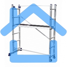 Алюминиевая лестница-помост 3в1 Россия