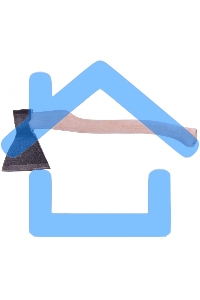 Топор кованный, в сборе, 890/1200 г, деревянное топорище, 500 мм, АО, (Ижевск) Россия