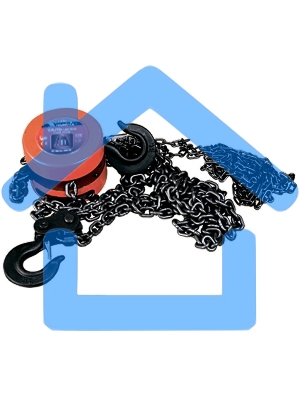 Таль цепная Matrix 3 т, h подъема 3 м, расстояние между крюками 470 мм