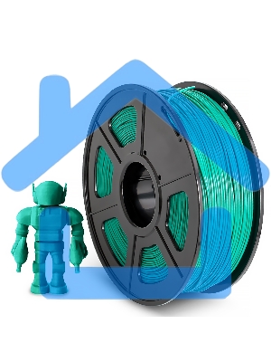 Филамент NVPRINT ABS GrassGreen для 3D печати диаметр 1.75мм длина 330 метров масса 1 кг