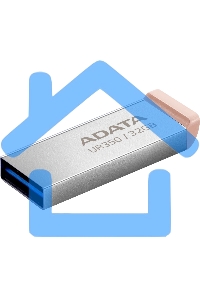 Флешка USB ADATA UR350 (UR350-32G-RSR/BG), 32G, USB 3.2, R/W 100/15, серебристый/коричневый