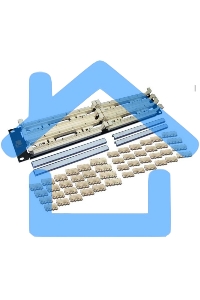 Патч-панель Lanmaster LAN-RS110-200FT 19