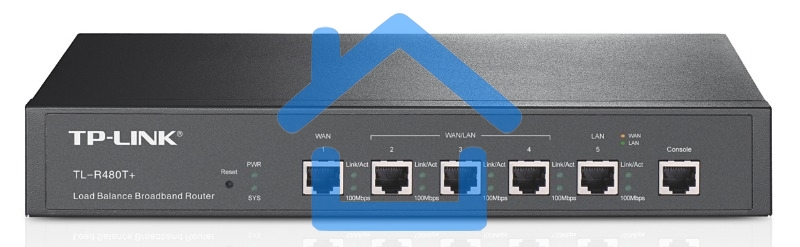 Маршрутизатор TP-Link SMB TL-R480T+ Роутер для ср.бизнеса 1WAN+4LAN 10/100Mb/s,Intel IXP 266MHz, Firewall,NAT,VPN