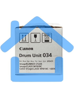 Фотобарабан Canon C-EXV034C cyan голубой, 34000 стр, для iR C1225/iF