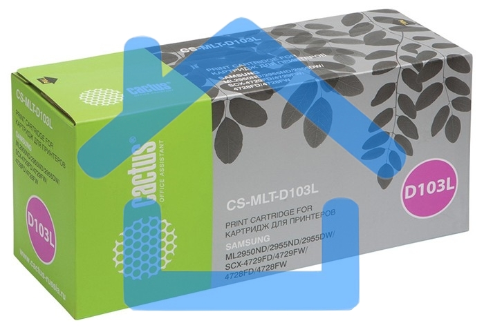 Картридж лазерный Cactus CS-D103L черный (2500 стр.) для Samsung SCX-4728FD/ML-2955ND/2955DW