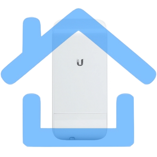 Точка доступа UBIQUITI LocoM2(EU) Wi-Fi и AirMAX. 802.11g/n, интегрированная антенна 8 дБ (45°*45°),10/100 RJ45 Ethernet