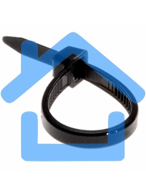 Хомут-стяжка кабельная нейлоновая Rexant 100 x3,6 мм, черная, упаковка 100 шт.