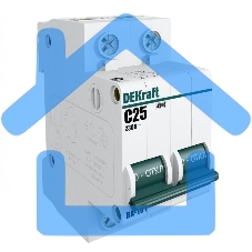 Выключатель автоматический модульный Dekraft 2п C 20А 4.5кА ВА-101 11067DEK