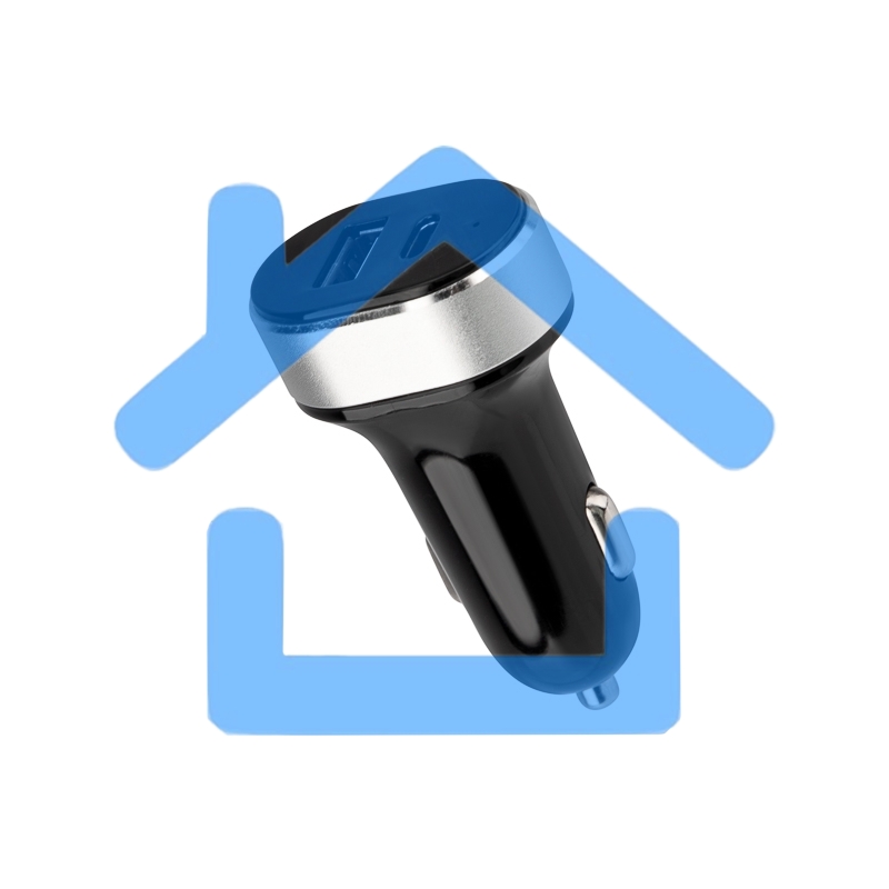 Автозарядка в прикуриватель Rexant АЗУ USB-A+USB-C, 3.1 A черный