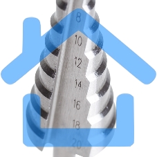 Сверло по металлу ступенчатое 4,0-20,0 мм 76 mm 62 HRC Kranz