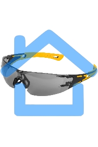 Очки защитные открытые, поликарбонатные, дымчатая линза, 2х комп.дужки Denzel