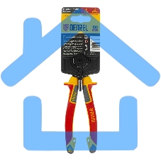 Плоскогубцы комбинированные, диэлектрические трехкомпонентные рукоятки до 1000 В, 180 мм Denzel