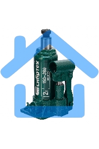 Домкрат гидравлический Сибртех бутылочный, 2т, 150-280мм