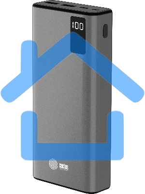 Портативный аккумулятор Cactus CS-PBFSFA-20000 20000mAh 4.5A 2xUSB-A/USB-C серый