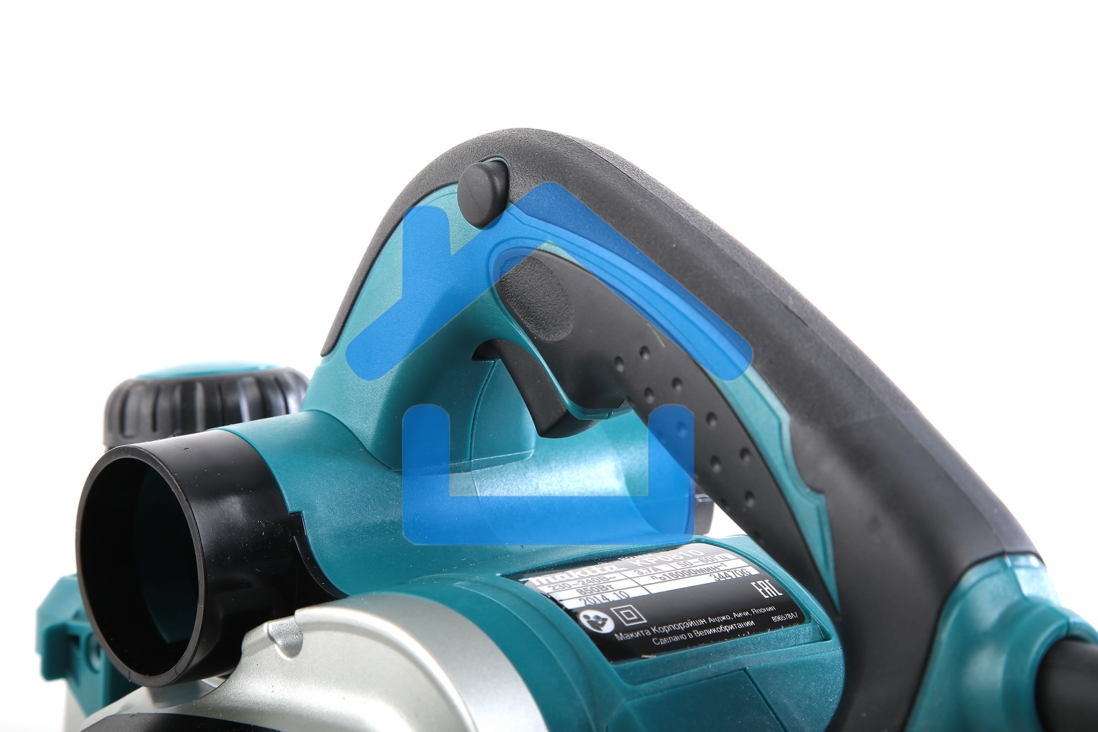 Рубанок Makita KP0810 Рубанок,850Вт,16000об\м,ширина-82мм,глуб-4мм,3.2кг,кор,парал упор
