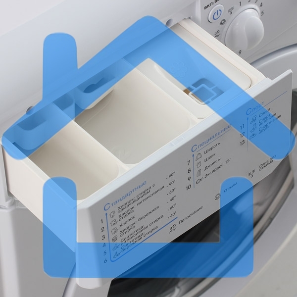 Стиральная машина Indesit IWSC 6105 белый, загрузка фронтальная 6 кг, 1000 об/мин., класс: А