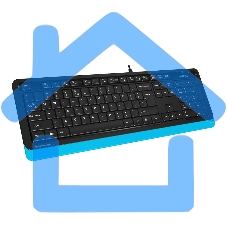 Клавиатура A4Tech Fstyler FK10 проводная, USB, черный/синий