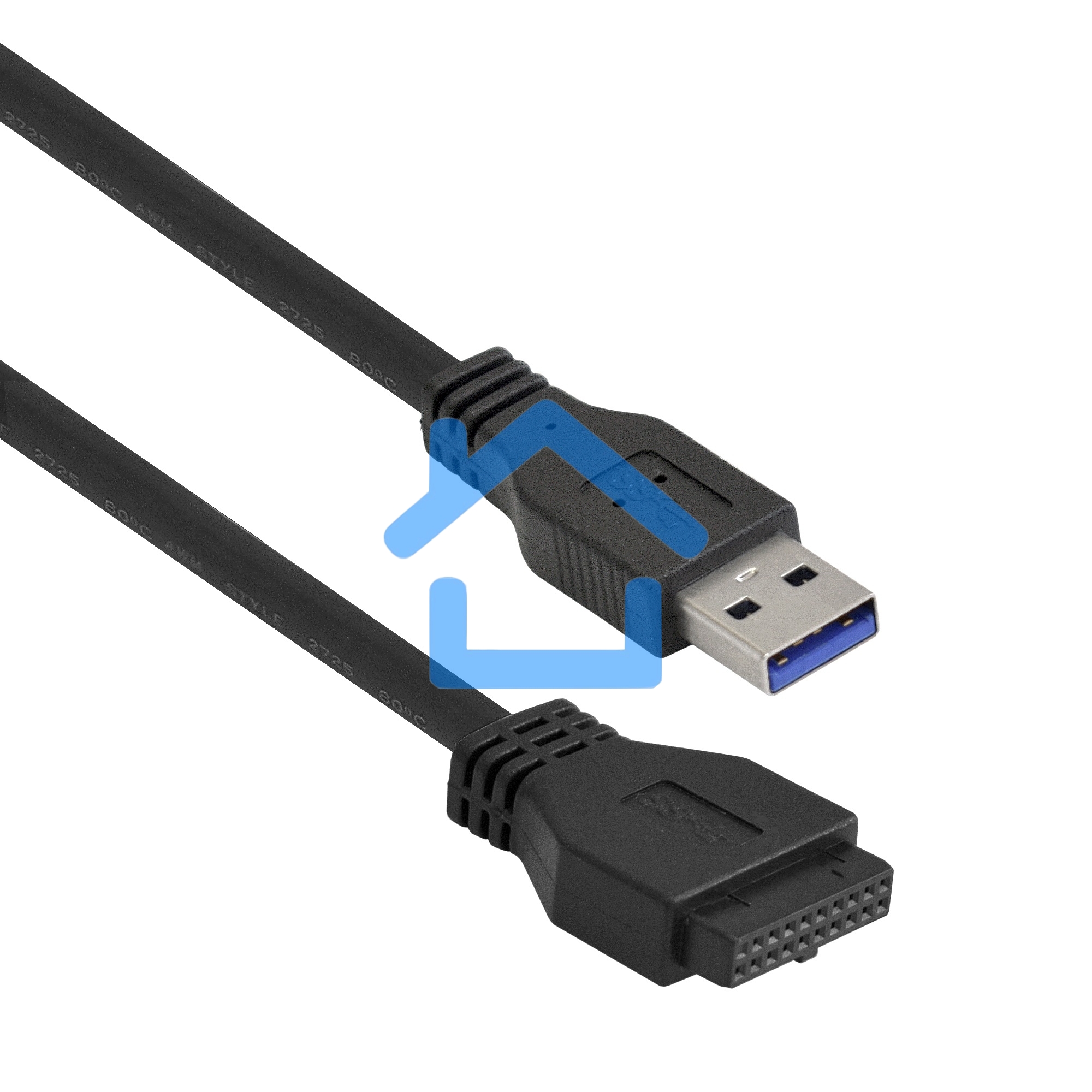 Планка USB на переднюю панель ExeGate U3H-625, 3,5