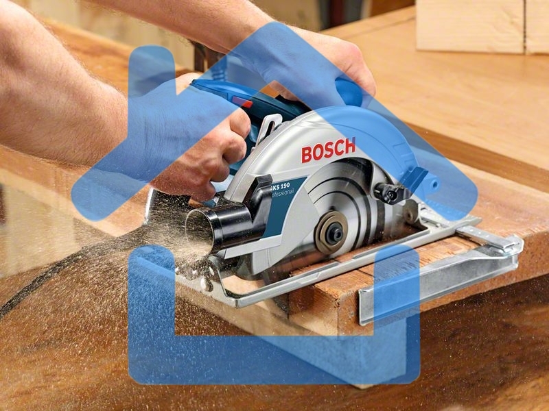 Пила дисковая Bosch GKS 190 0601623000 1200 Вт, 190х30мм, 66мм, 4,2кг, коробка