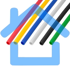 Термоусаживаемые трубки Rexant 3,0/1,5 мм, набор пять цветов, упаковка 50 шт. по 1 м