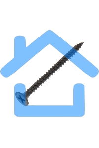 Саморез гипсокартон-металл KRANZ 3.5х45, упаковка поставщика