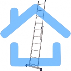 Алюминиевая лестница-помост 3в1 Россия