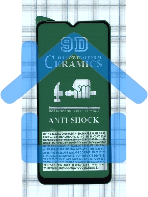 Керамическая пленка (стекло) для Samsung Galaxy A02 / A02s / А03 черный