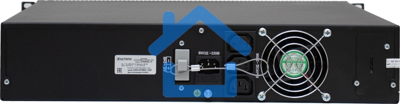 Источник бесперебойного питания Штиль STR500SL-18 400Вт 500ВА черный